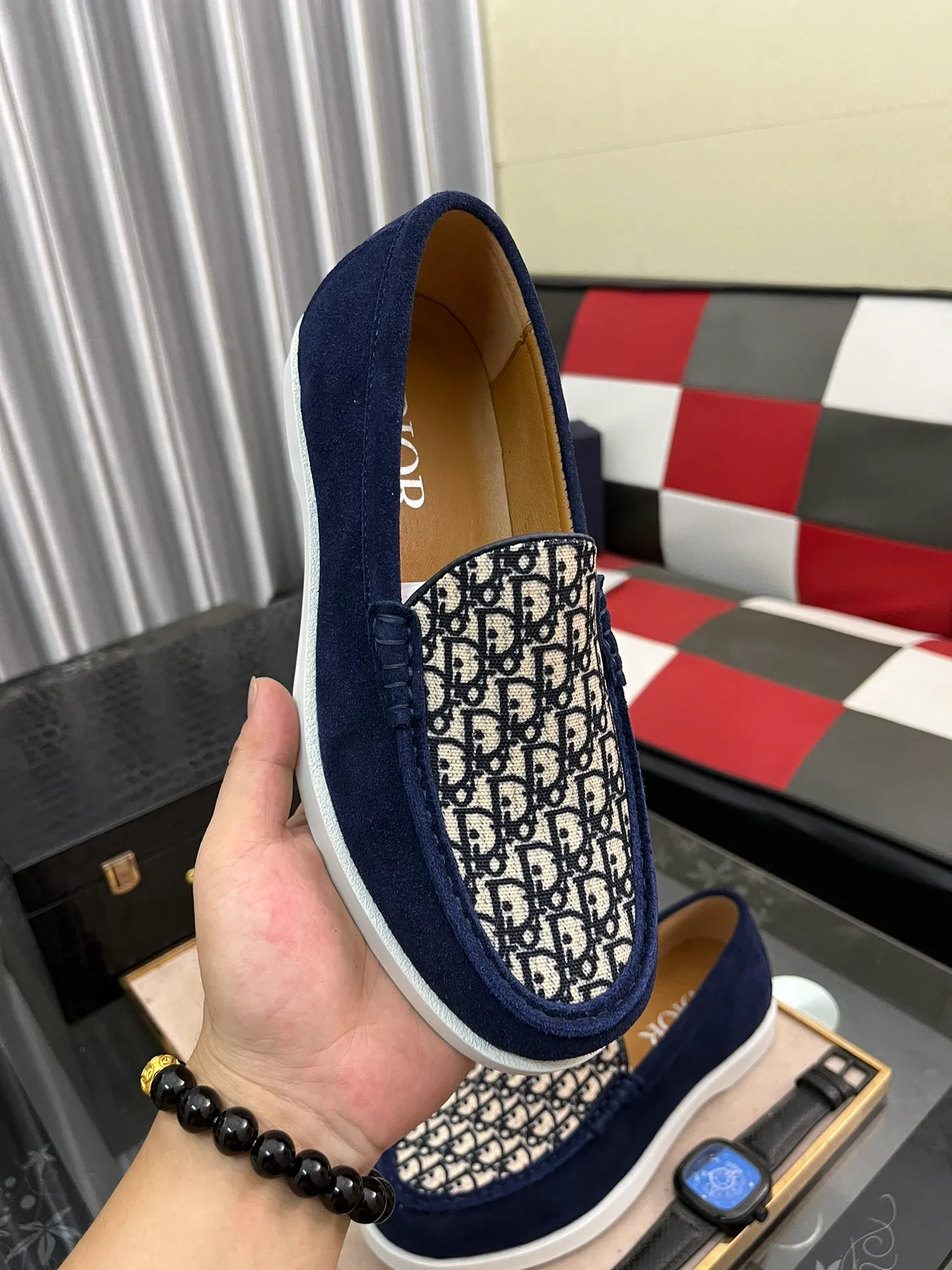 Ex-factory price 440⌚️⌚️[Dior] Dior's 2023 new high-end boutique, men's fashionable casual shoes, quite distinctive, imported soft cowhide leather on the upper + brand printing, a design style, breathable lining, genuine leather insole, soft and comfortable foot feel, original wear-resistant special outsole! Size: 38-443⃣️colors available